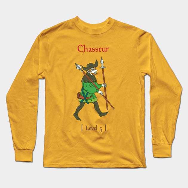 Medieval hunter level 5 Long Sleeve T-Shirt by Detayoh